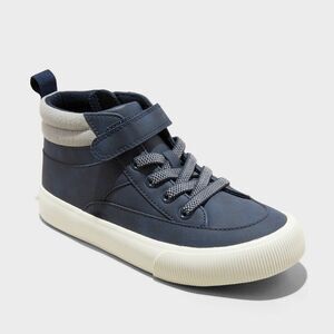 Cat & Jack Kids’ Harlen Mid-Top Sneakers | Navy | Size 3 | NWT